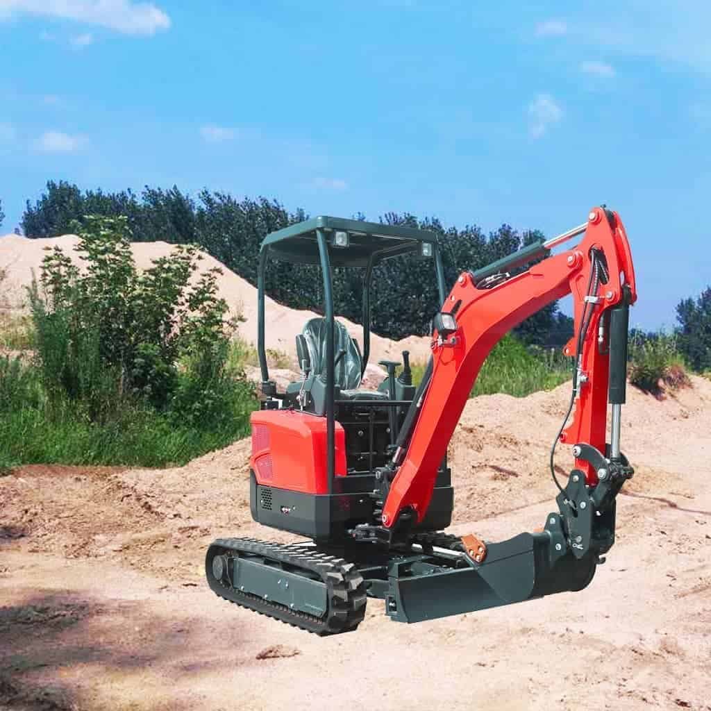 Hixen zero tail mini excavator