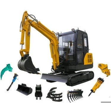 mini excavator attachments