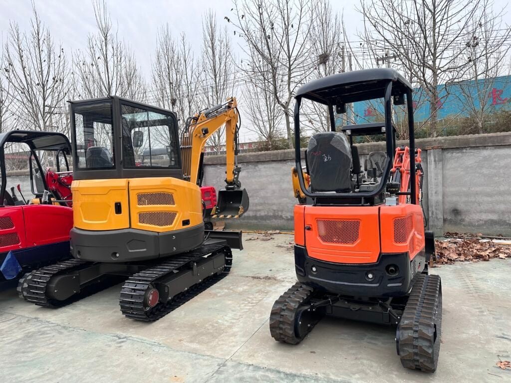 zero tail swing mini excavators
