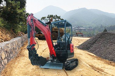 Small tailless excavator