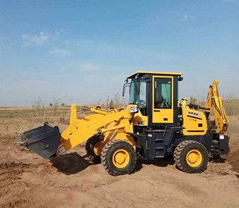 Backhoe excavator case1