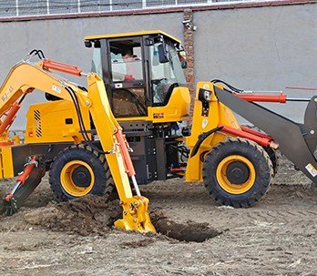 Backhoe excavator case3