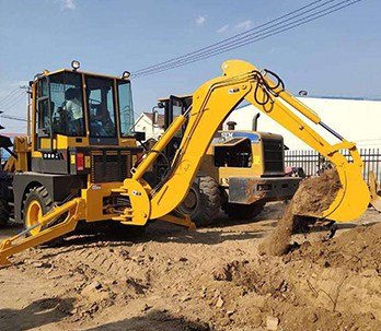 Backhoe excavator case7