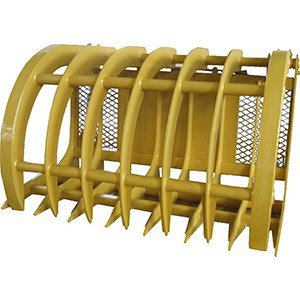 Heavy-duty excavator digging bucket with robust steel construction, ideal for construction and mining projects, compatible with HIXEN excavators.