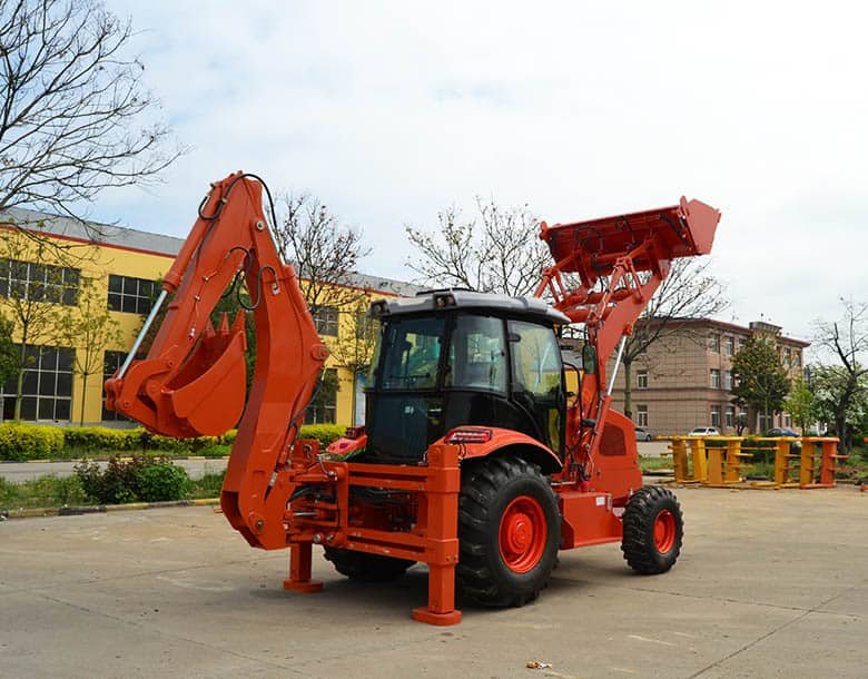 Backhoe illustration