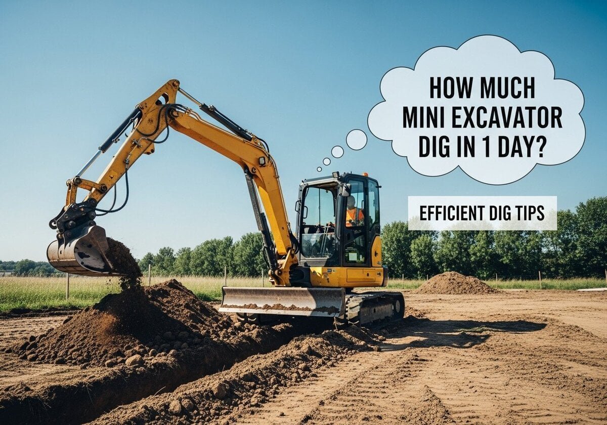 How Much Mini Excavator Dig in A Day? Efficient Dig Tips