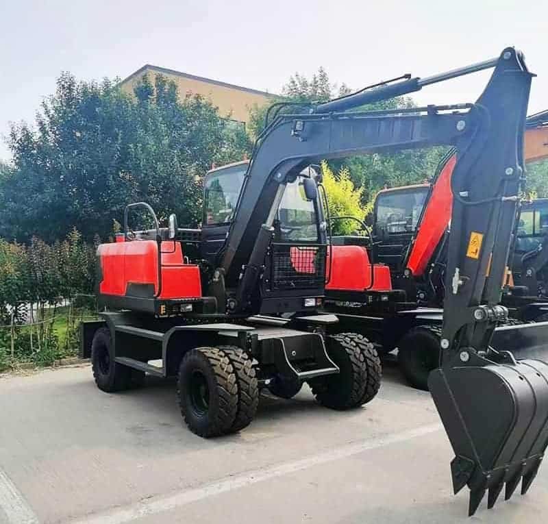 HIXEN wheeled excavator supplier