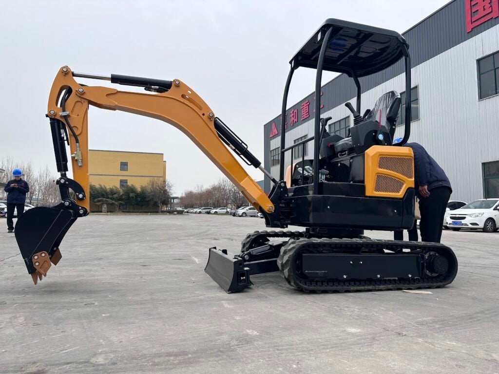 zero tail swing mini excavators