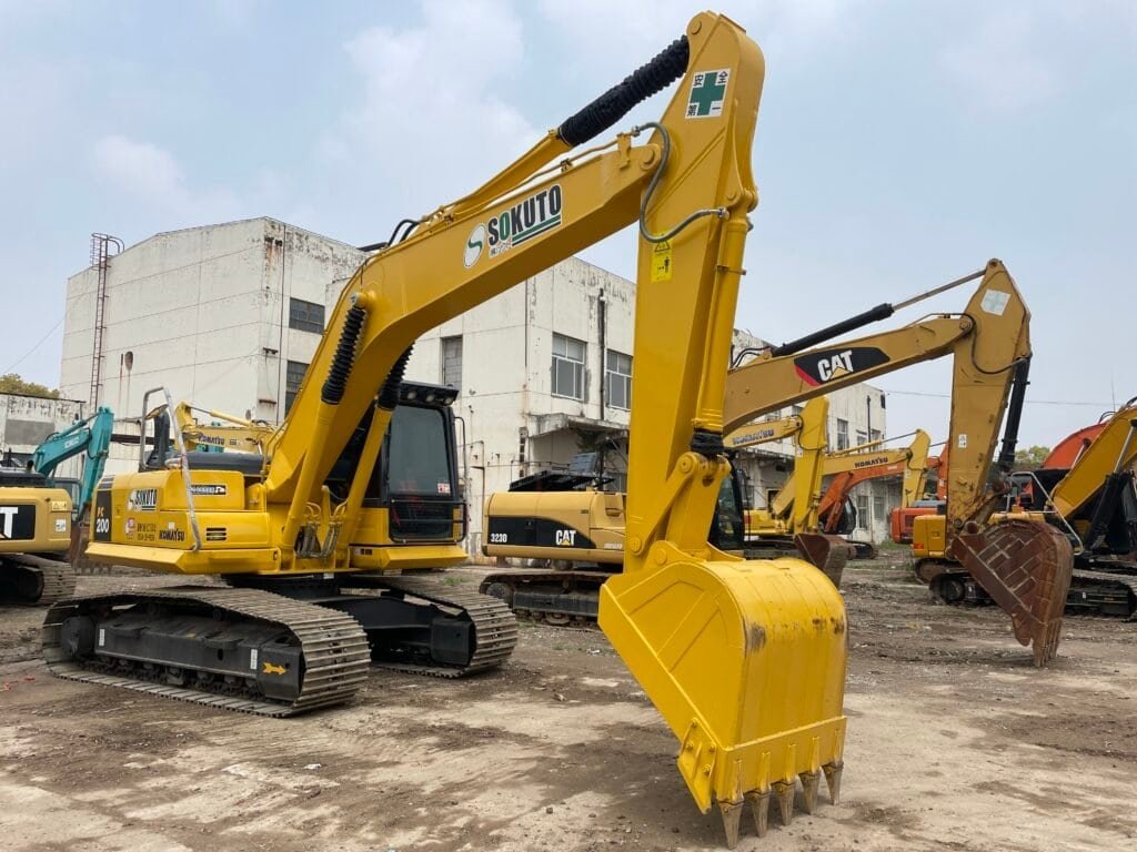 Used Excavator Komatsu PC 240 For Sale - HIXEN Excavator, image size:1024x768