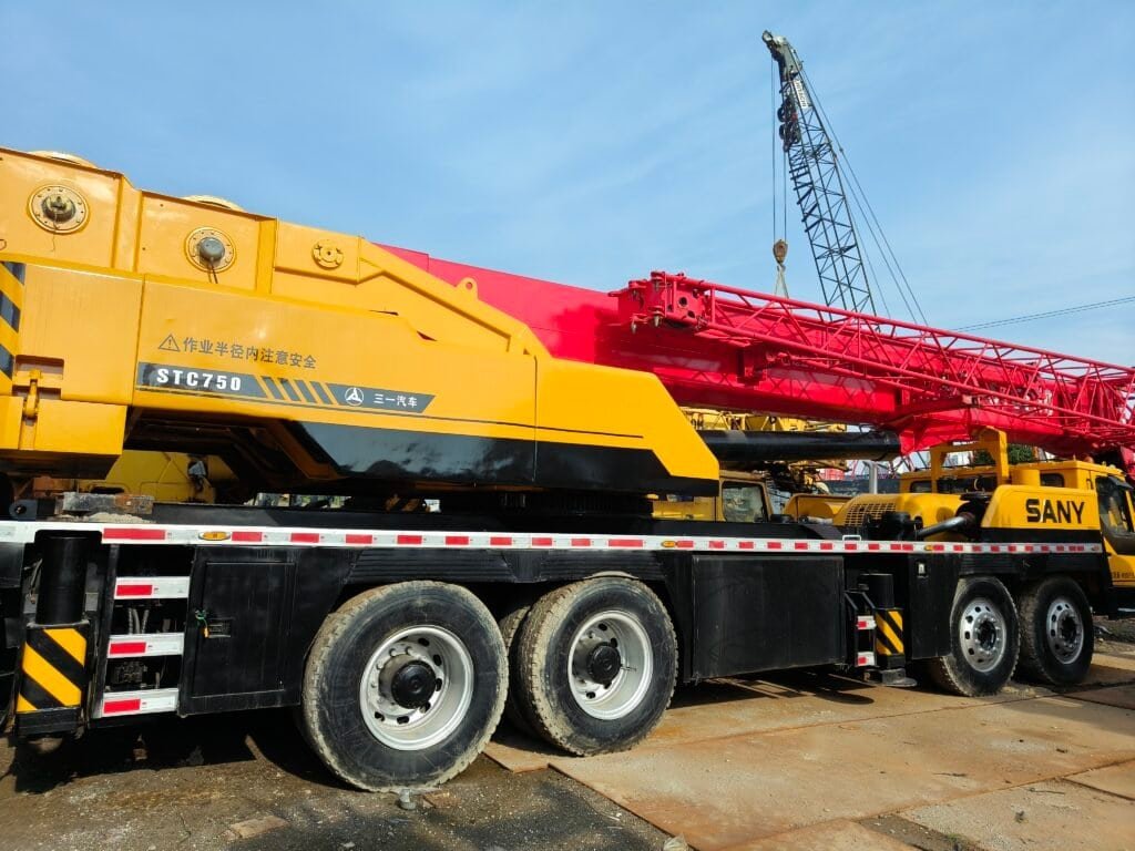 Used SANY Crane for Sale | China Second-Hand SANY Cranes (25–100 Tons)