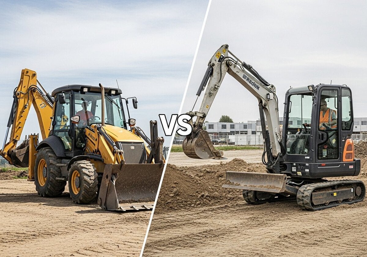 Backhoe VS Mini Excavator | Which One Is Best For Your Job?
