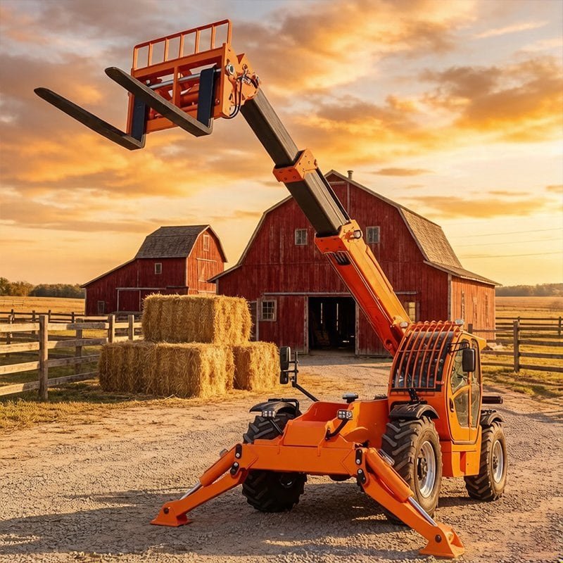 Rotating Telehandler Efficiency