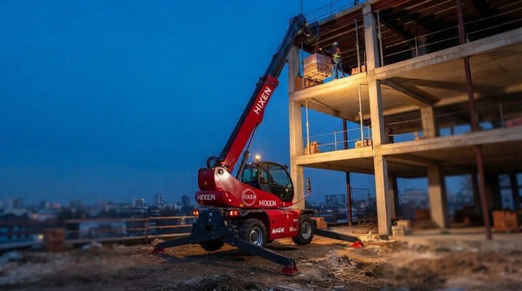 Rotating Telehandler
