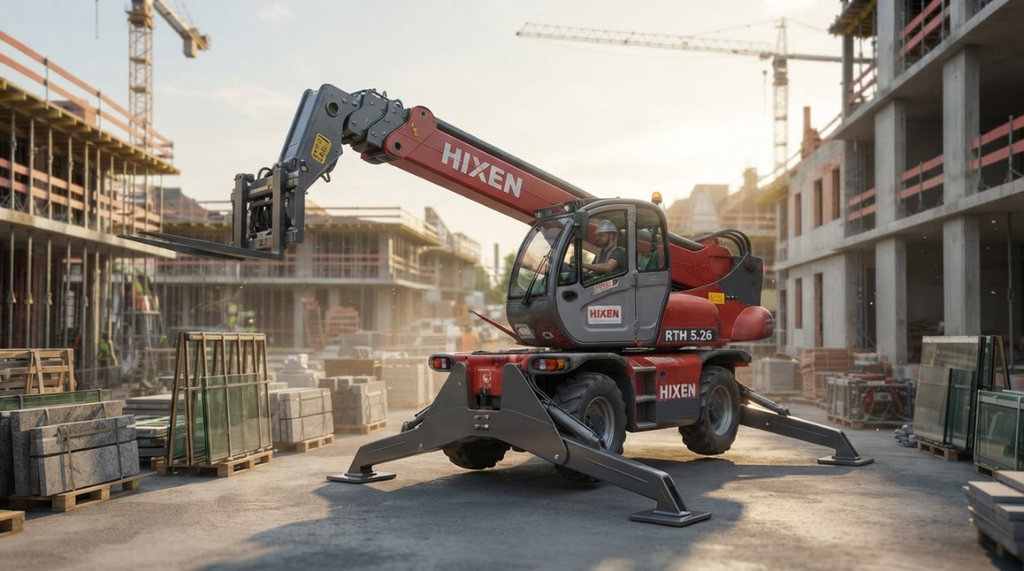 Anatomy of a Rotating Telehandler