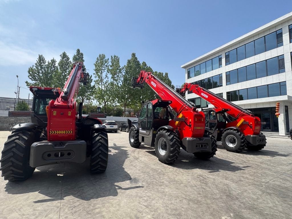 A flowchart illustrating the telehandler selection process